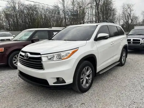 Toyota Highlander 2013 White Toyota highlander 