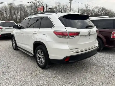 Toyota Highlander 2013 White Toyota highlander 